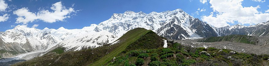 Approaching base camp of Nanga Parbat