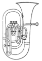 Tuba with piston valves