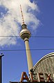 Berliner Fernsehturm on Alexanderplatz in Berlin