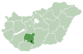 Location of Tolna county