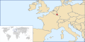 Location map for Luxembourg