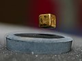 Magnet above a superconductor