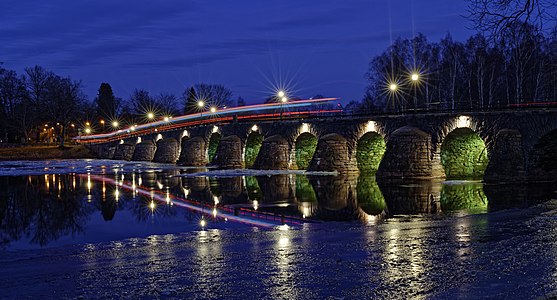 East bridge, a stone bridge in Karlstad, Sweden