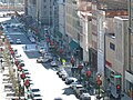 Fayetteville Street in downtown Raleigh.