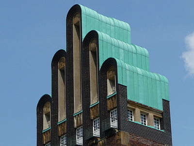 Five fingers of Hochzeitsturm (Fünffingerturm) with long middle finger