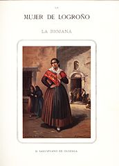 Salustiano de Olózaga. "La mujer de Logroño. La Riojana". Madrid 1872-76