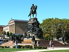 The Washington Monument at Eakins Oval