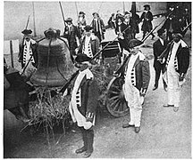 Liberty Bell on parade, 1908