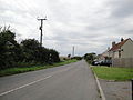 Ningwood Road, Ningwood, Isle of Wight in July 2011. It is seen from just outside the station, in the direction towards Wellow.