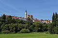 Altstadt Nabburgs aus dem Naabtal gesehen