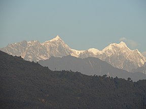 Kangchenjunga as seen from Sikkim, India