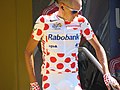 Michael Rasmussen in the polka dot jersey in 2006.