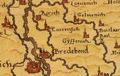 Position of Körrenzig - Map (Detail) 1557