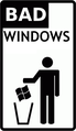 Bad Windows campaign logo