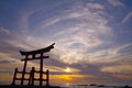 * Nomination Shosanbetsu villege wooden torii, Hokkaido by 100yen --Mbdortmund 21:21, 25 September 2009 (UTC) * Decline Great, if it weren't for the distortion of the pagoda and the strong chromatic aberration. -- H005 21:29, 25 September 2009 (UTC)I think the distortion is intended here --Mbdortmund 21:44, 25 September 2009 (UTC) less than 2 MPix --Berthold Werner 11:41, 26 September 2009 (UTC)