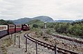 When Llyn Ystradau was created for the Ffestiniog power station, the old FR track was flooded.