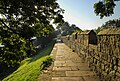 Medieval city walls in York