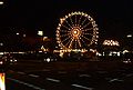 Der Hamburger Dom ist das größte Volksfest Norddeutschlands, hier bei Nacht ...