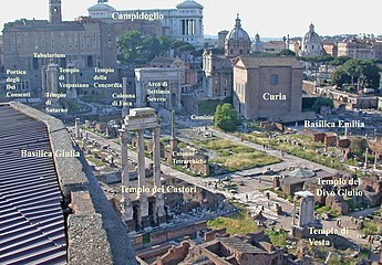 Column of Phokas, see center-left.