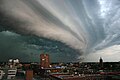 Rolling cloud over Netherlands