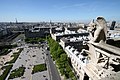 At the right, Saint-Jacques Tower (being repared)