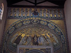 Mosaics in the apse