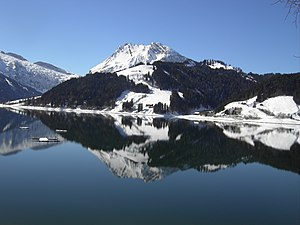 Wägitalersee in the swiss canton of Schwyz