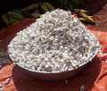 Dried manioc for sale in the market of Abong-Mbang, East Province, Cameroon