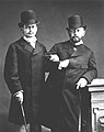 Iosif Kotek (left) and Tchaikovsky (right) Anno 1877