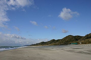 Higashi-Hosoya Beach, Toyohashi, Aichi.