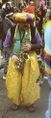 Costumed sax player on Decatur Street