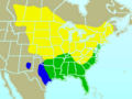 Brown Thrasher range map.