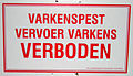 Classical swine fever prohibition to transport pigs (The Netherlands)