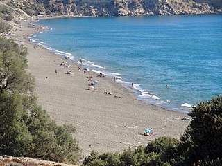 Komos Beach on Crete