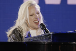 Lady Gaga sings 'God Bless America' for Kamala Harris rally philadelphia