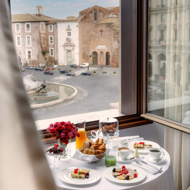 El hotel que resucita e idealiza las Termas de Diocleciano en Roma