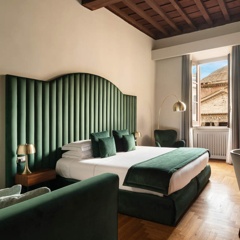 Antico Albergo del Sole al Pantheon, el hotel más antiguo (y con mejores vistas) de Roma