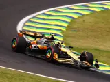 Lando Norris en el GP de Brasil