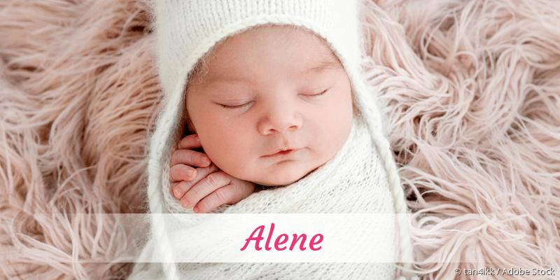 Baby mit Namen Alene