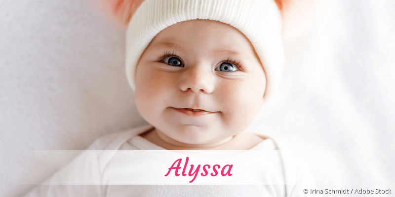 Baby mit Namen Alyssa