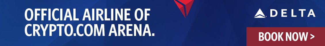 Official Airline of Crypto.com Arena. Delta. Book Now