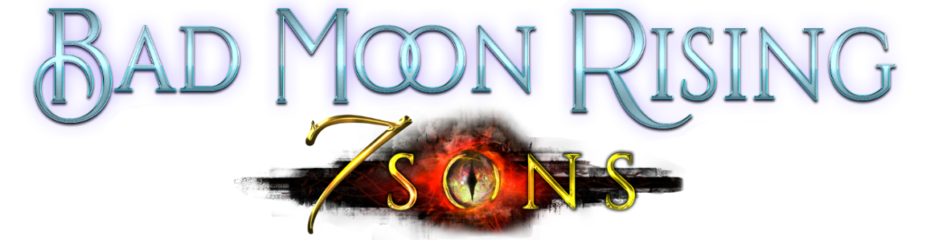 The Bad Moon Rising logo By DB Nielsen - Vampire story within the 7 Sons Series