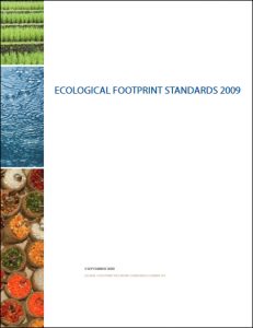 Ecological Footprint Standards 2009 cover image