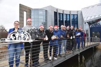 Azubis von Meiser Vogtland - das Foto entstand vor der Aktion voriges Jahr.