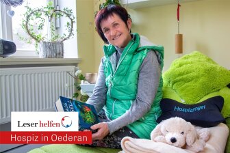 Dagmar Fischer arbeitet ehrenamtlich im Hospiz in Oederan. Dort werden Spenden für neue Pflegebetten gebraucht.