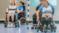 Powerchair hockey competitiedag 2