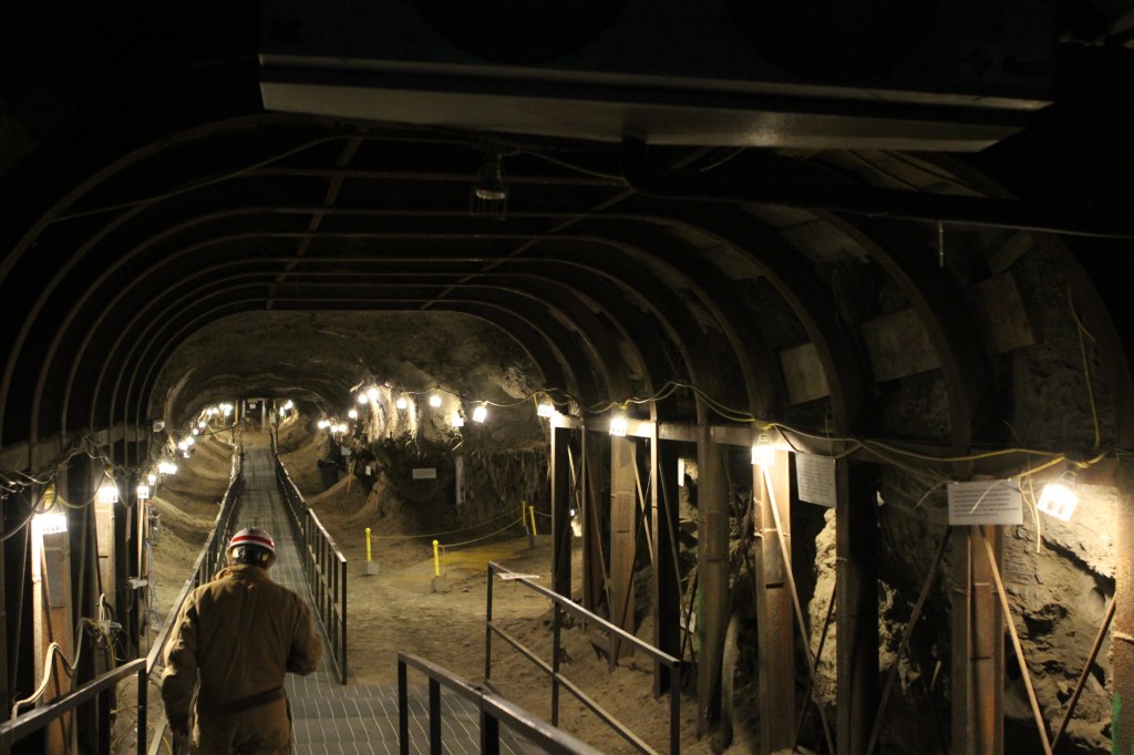 Permafrost Tunnel north of Fairbanks, Alaska