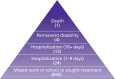 FIGURE 5.3. Inury pyramid for falls among children 0–17 years, Jiangxi province, China.