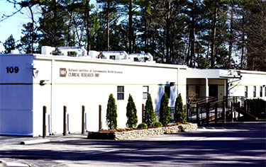 Outside view of the Clinical Research Unit