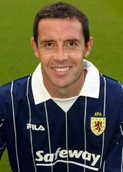 David Weir in a Scotland shirt